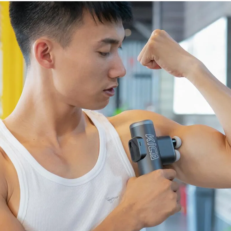 

Double-head Professional Multi-function Muscle Massager Gun Multi-frequency Cervical Spine Relaxation Massager Fascia Gun