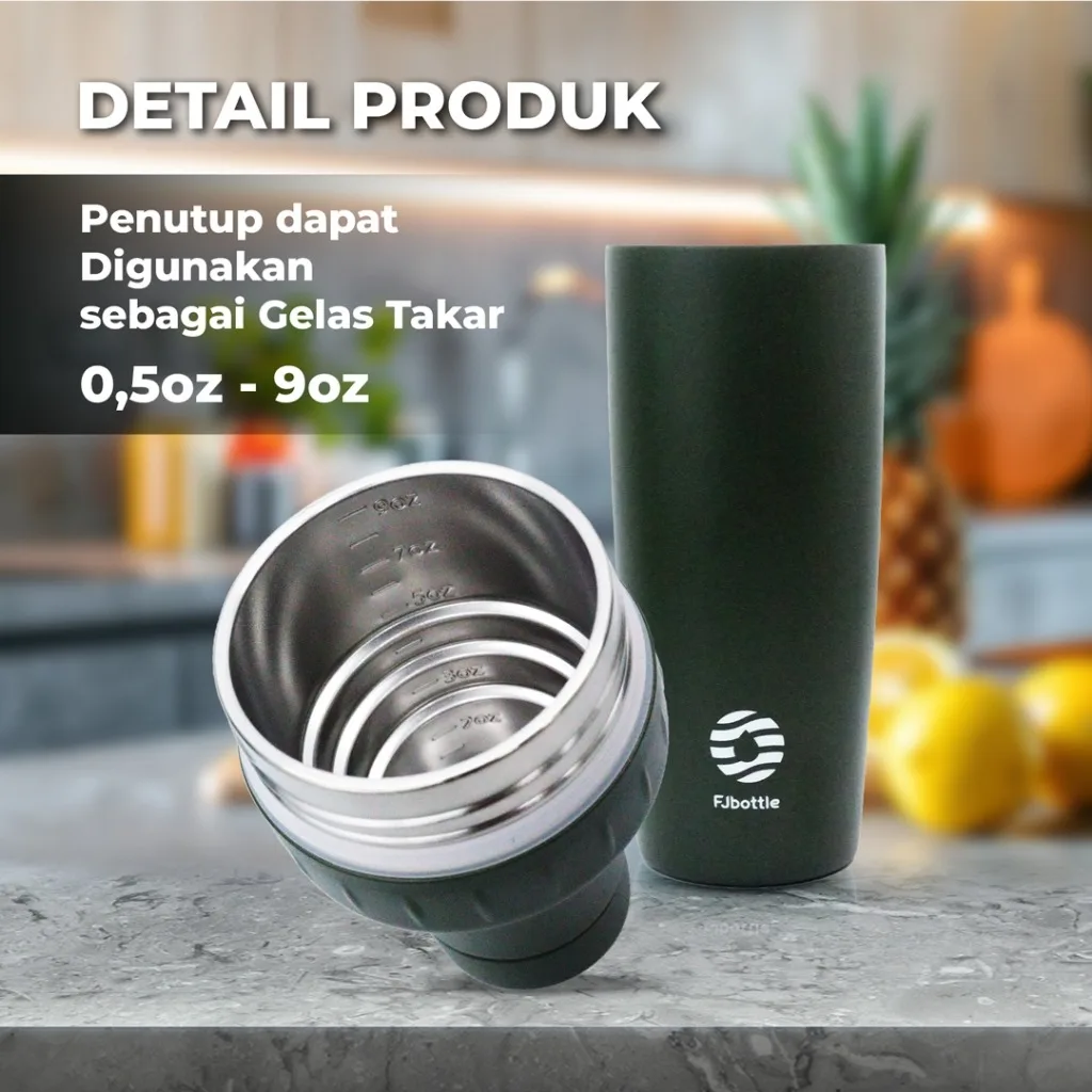 Шейкер коктейльный из нержавеющей стали 950 мл