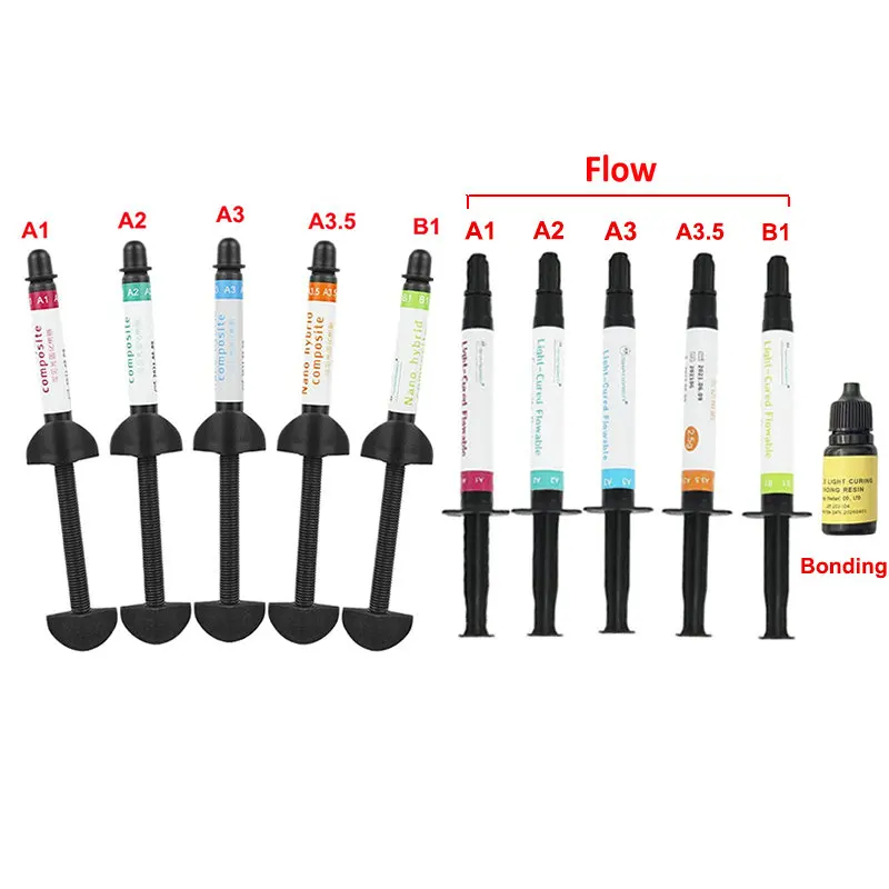 1 шт. стоматологическая светоотверждаемая смола универсальный наногибридный