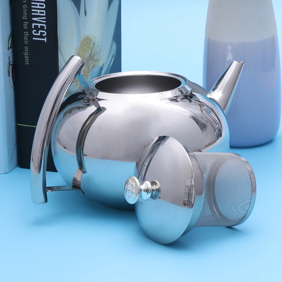 

Контейнер для чайника и плиты: 2 чайника в форме живота, чайник для воды из нержавеющей стали с фильтром для варочной панели