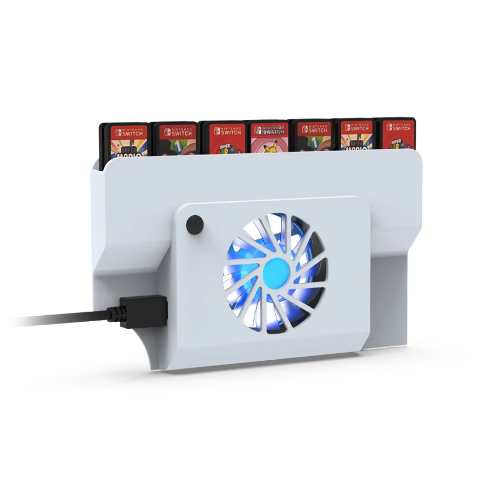 

Mini Fan Rechargeble for Switch OLED Game Console Cooling Dock Station Gaming Ventilateur Protable for Nintendo Switch OLED