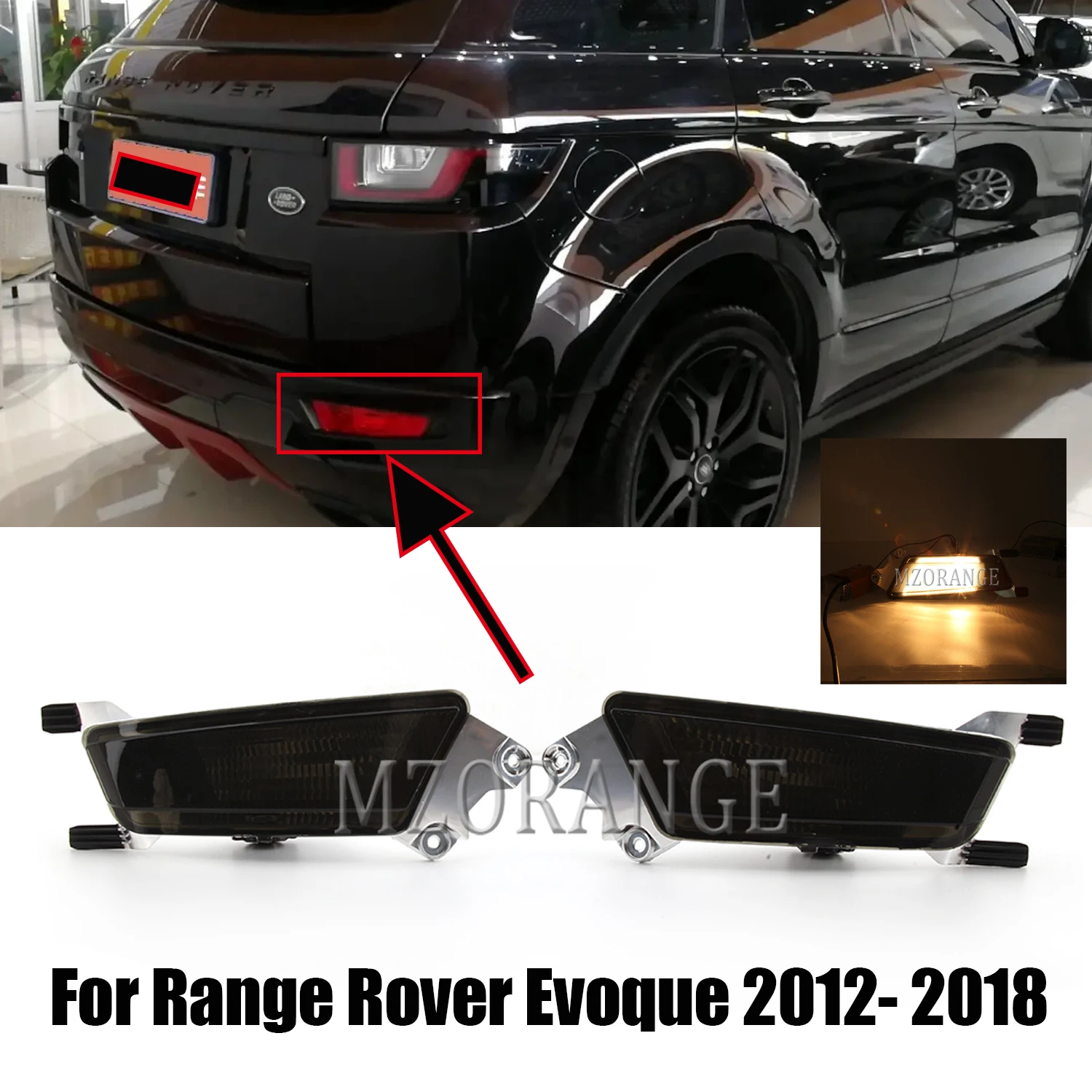 

Автомобильная задняя фонасветильник для Range Rover Evoque 2012- 2018 с лампочкой, стоп-сигнал, сигнал поворота, автомобильные аксессуары