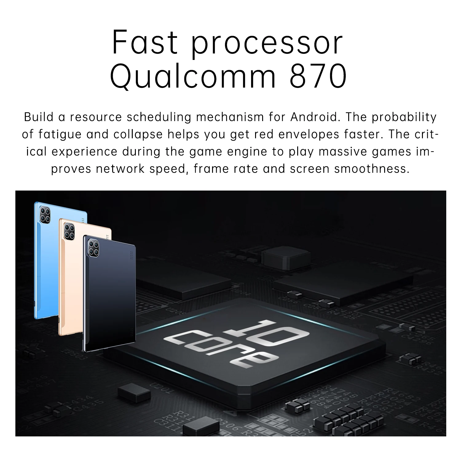 Планшет Android 12 8 дюймов H960 24 + 48 Мп Google Play 10 ядер 8600 мАч Wi-Fi 6 ГБ 128 2022 Новые планшеты