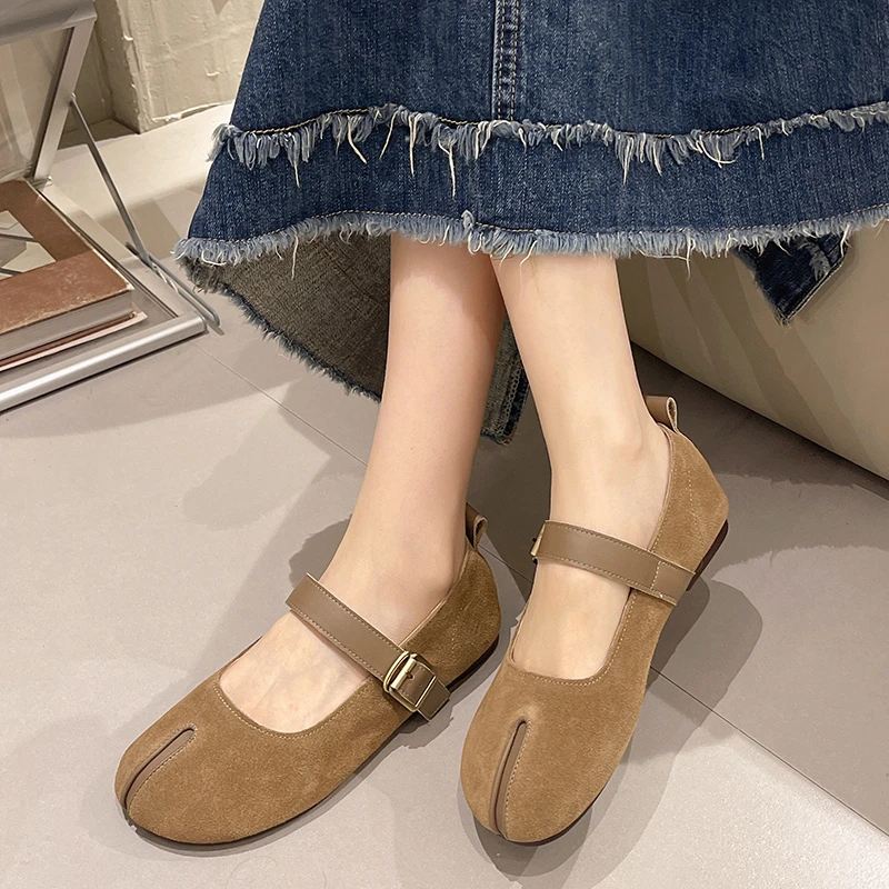 Женские туфли на плоской подошве с круглой головкой женские Мэри Джейн новинка