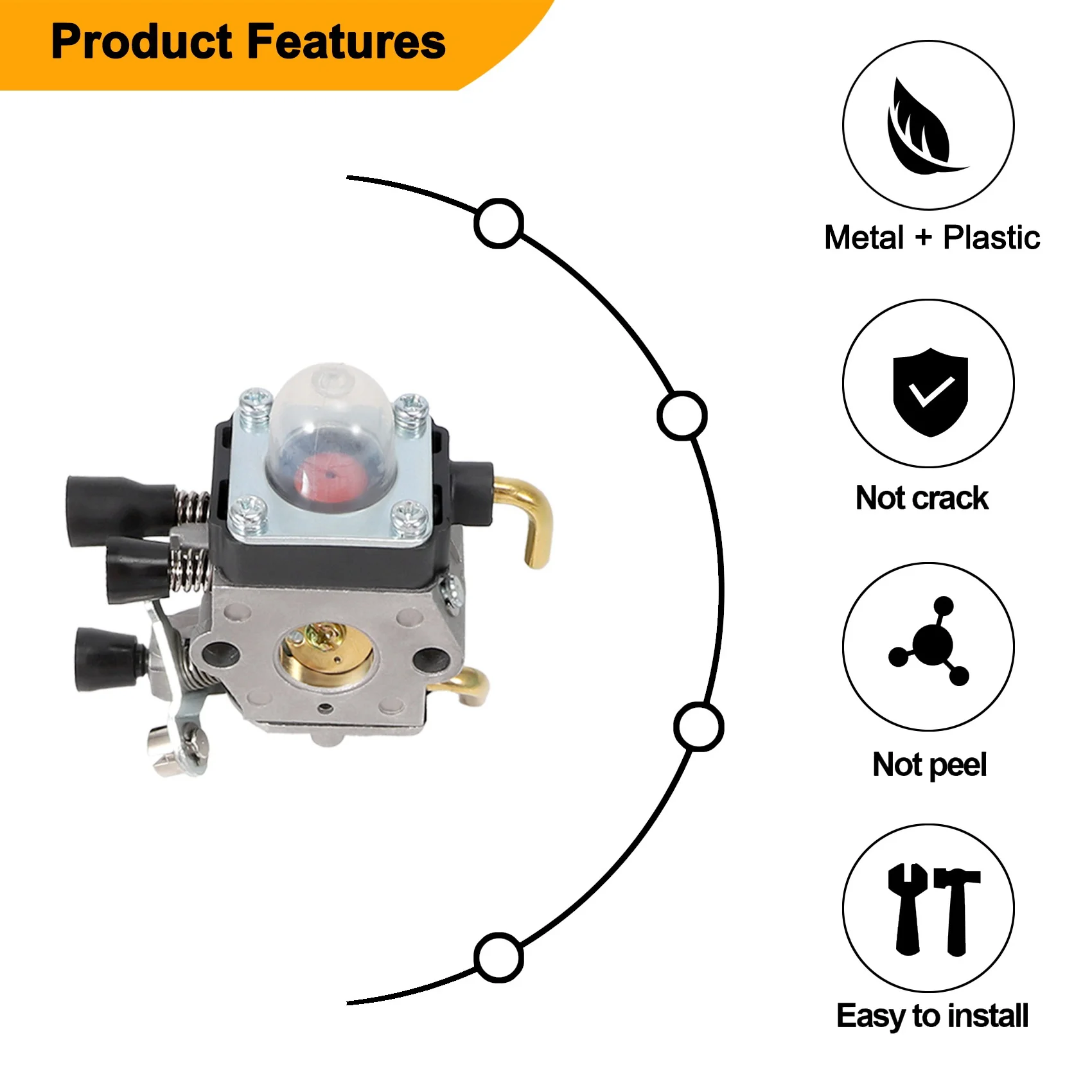 Карбюратор для Stihl FS80 карбюратор STIHL FC55 FC75 FC85 FS310 FS38 FS45 FS45C FS45L FS46 FS55 FS55RC FS55T FS74 FS75 FS76 FS