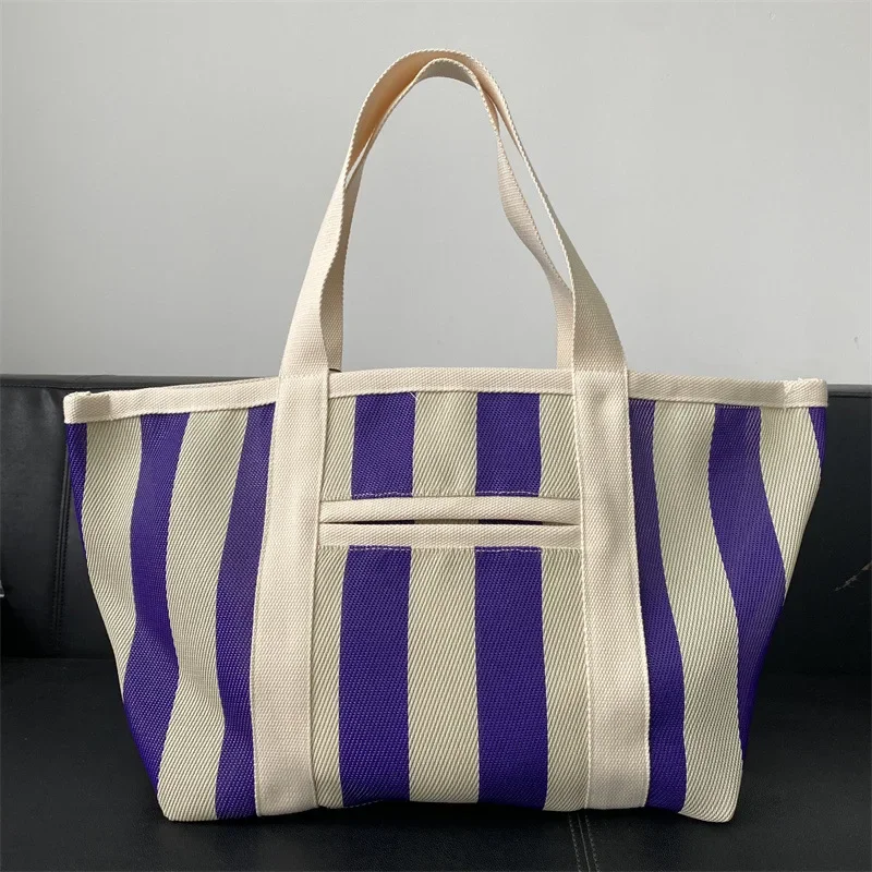 Модная дизайнерская сумка с надписью Женская тканая большой вместимости