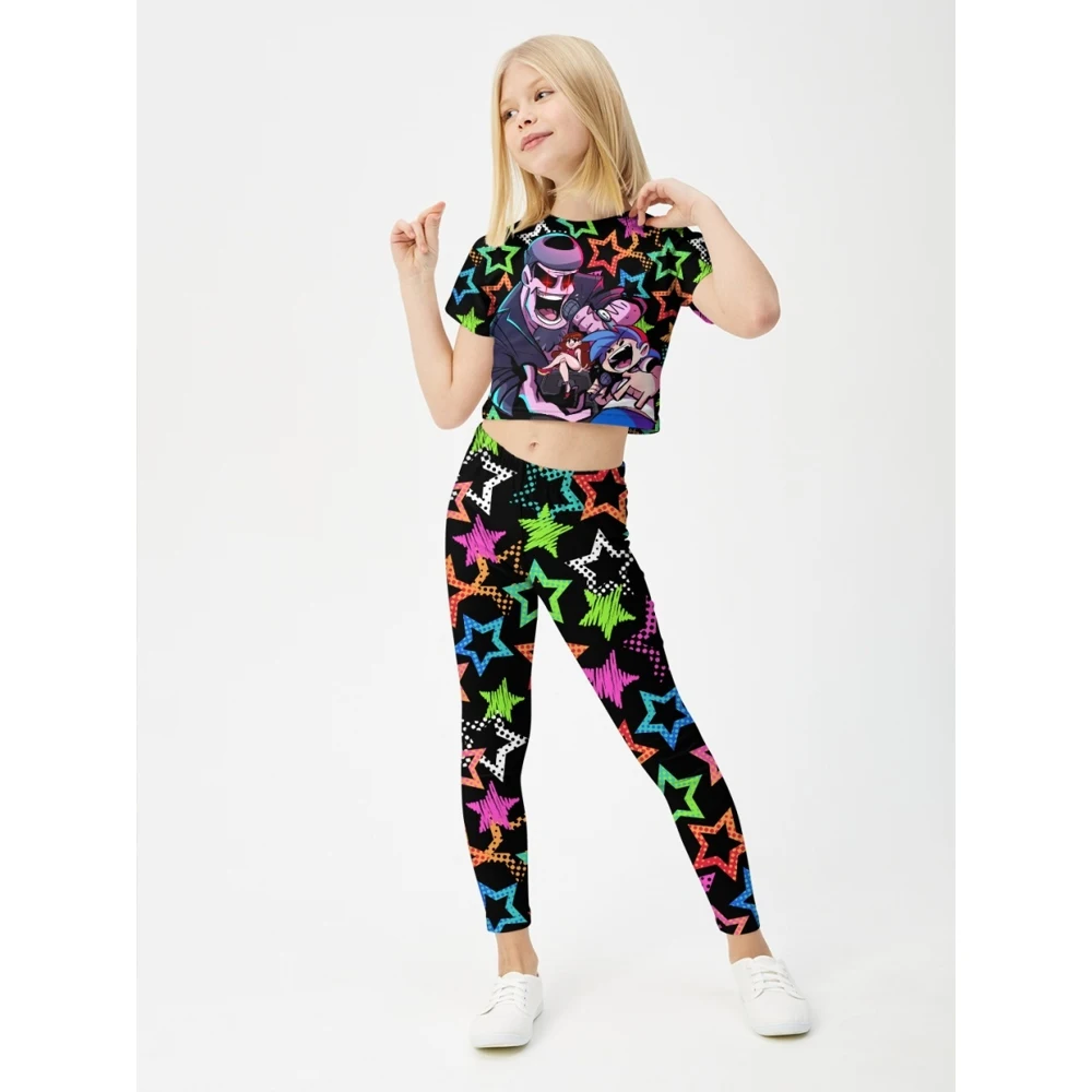 Спортивный костюм для девочки FortyFour GSS017 черный хлопок 100% |