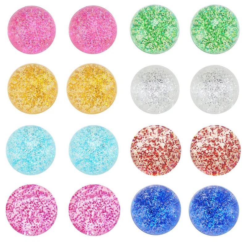 

30MM Glitter Bouncy Ball Balles Rebondissantes Stuiterballen Balones Para Niños игрушки для малышей Jouet Enfant צעצועים לילדים