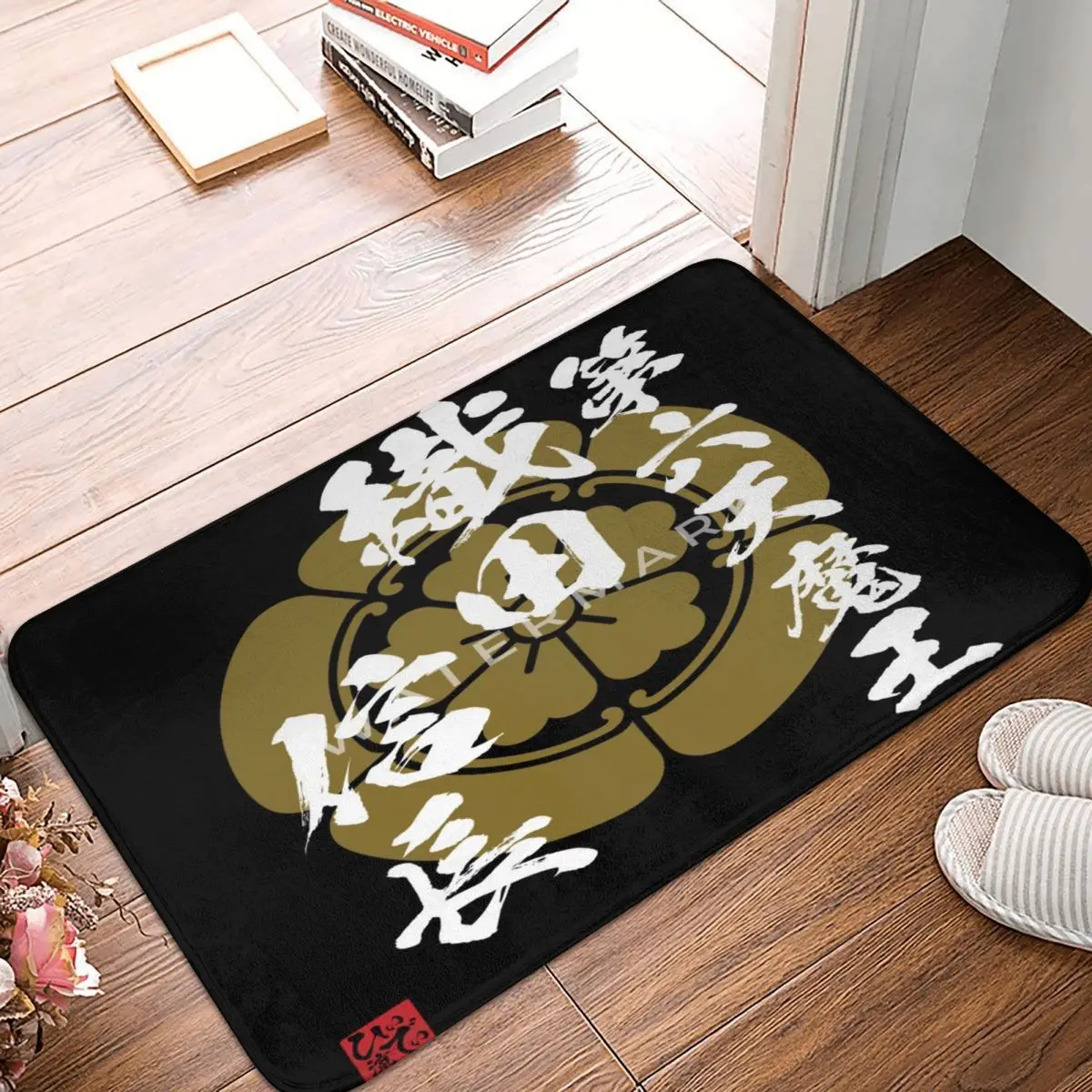 

Oda Nobunaga The Demon King Of The Sixth Heaven Carpet, Polyester Floor Mats Retro Living Room Indoor Festivle Gifts Mats