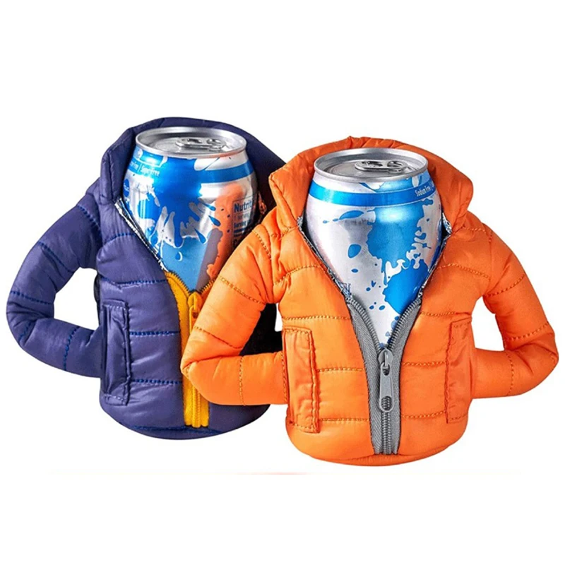 

Beverage Jacket Insulated Can Cooler Beer Insulation Hide a Beer Can Thermocoolers Beer Clothes Beer Jacket for Beer Cola Drinks