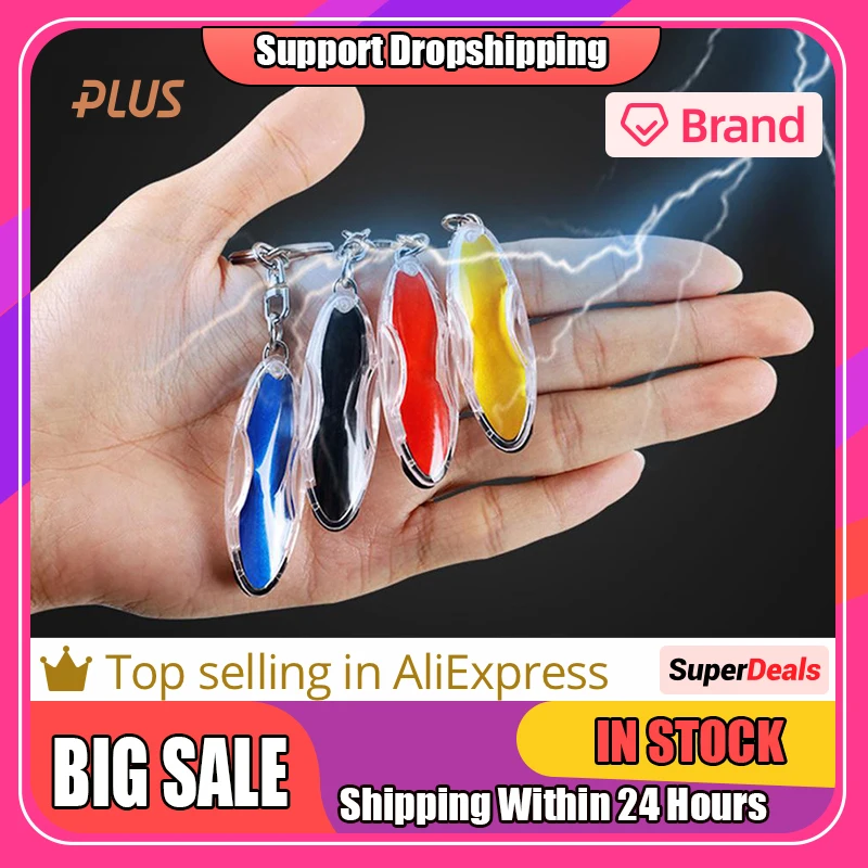 

Resin Anti-static Keychain Portable Remove Static Electricity Key Rings for Cars Car Static Body Static Eliminator Discharger