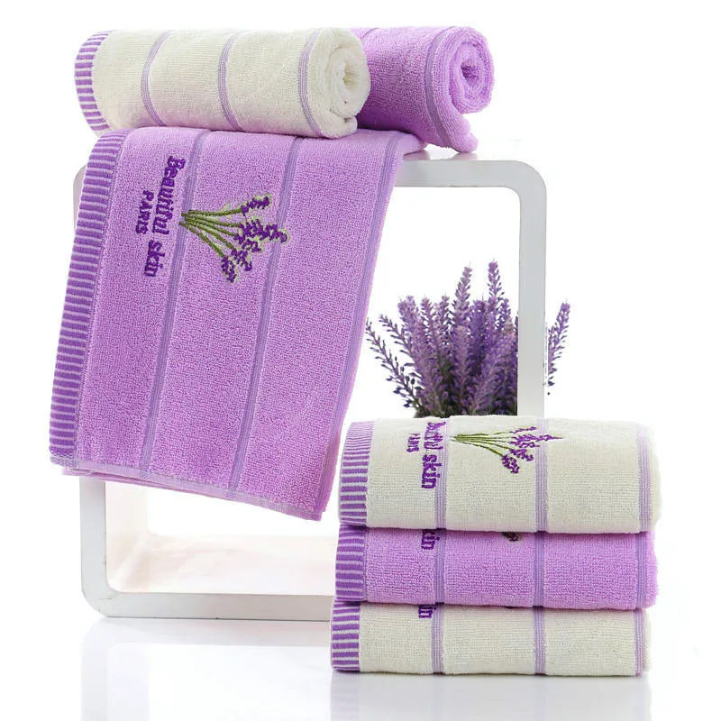 100% Cotton Bath Towel Set Absorbent Adult Bath Towels Solid Color Soft Friendly Face Hand Shower Towel For Bathroom Washcloth