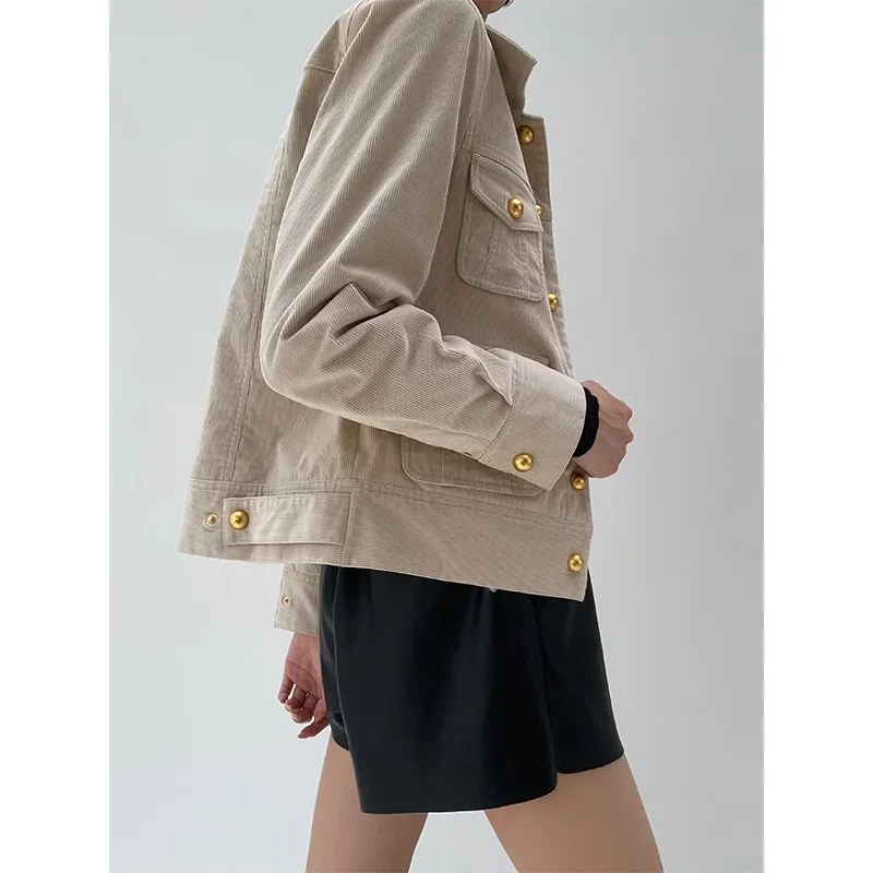 Элегантная осенняя новая женская куртка 2024 верхний дизайн чувственный