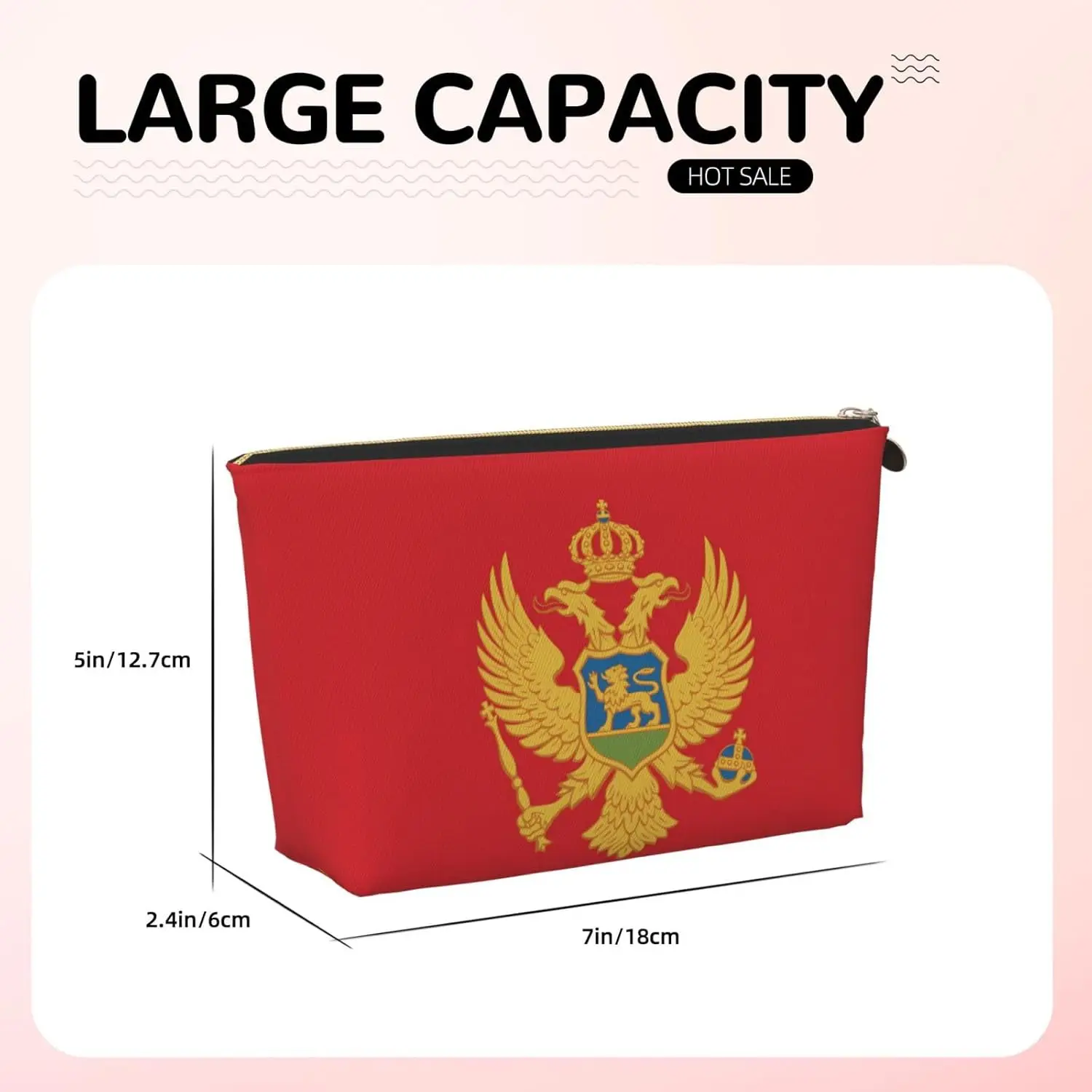 Xoegrin флаг Кожаная дорожная косметичка-органайзер многоразовых косметических