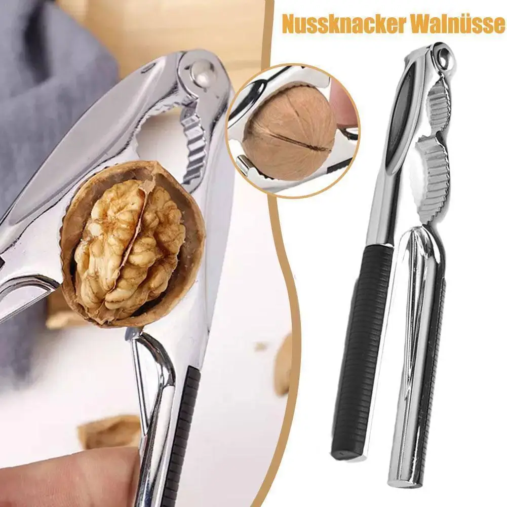 

Nut Crackers Walnut Cracker Heavy Duty Shell Pliers Opener Zinc Alloy Crackers Nutcracker Sheller Clip Clamp Tools