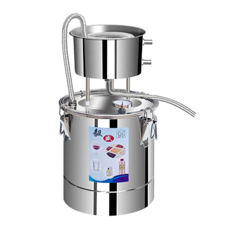 New Arrival 10L Moonshine Distilling Machine Water Distiller Brandy Brewing Kit Whisky Device Alcohol Distillation Equipment