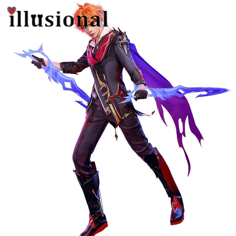 

Костюм для косплея «тартаглия», «ударная тартаглия s Genshin», комплект униформы для косплея, костюмы на Хэллоуин