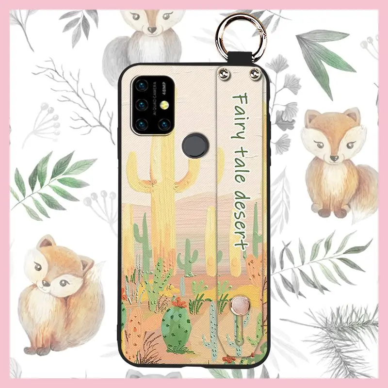 new arrival back cover phone case for umidigi power 3 original lanyard dirt resistant sunflower free global shipping