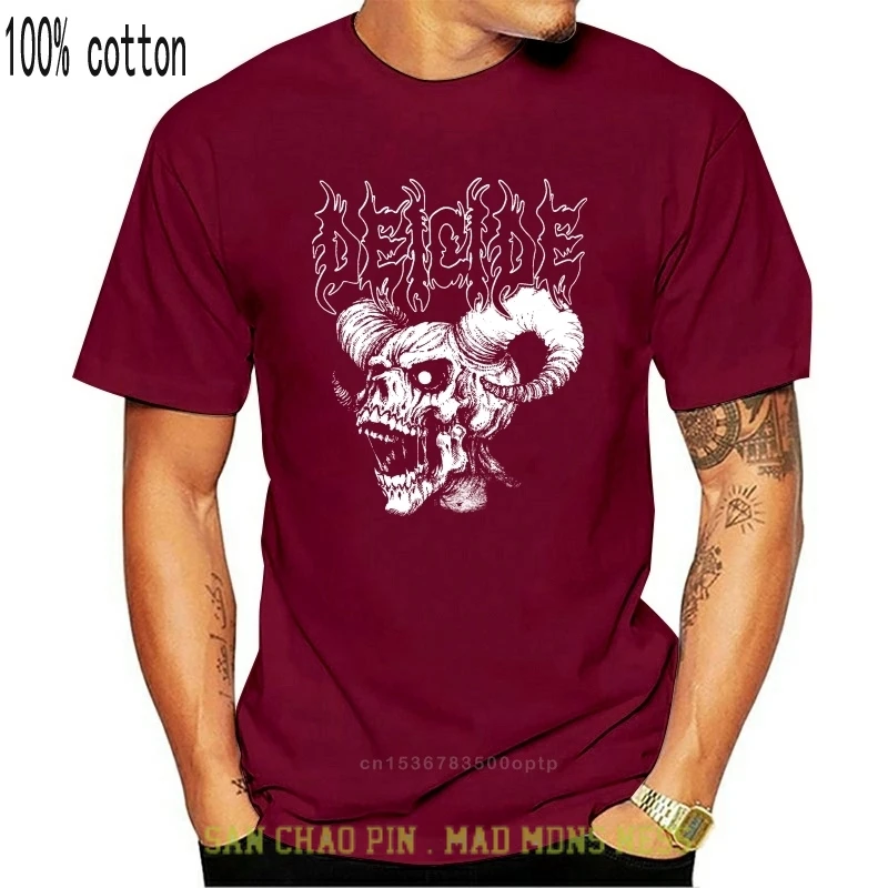 

Забавная Мужская футболка, Мужская новинка, футболка Deicide Demon Tour