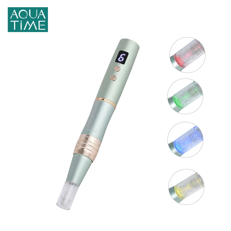 

Derma Pen Smart Microneedling Electric Microneedling Cartridge Nano Microneedle With Led Phototherapy Micro Needle Therapy Skin