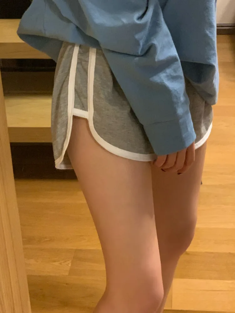 

Шорты женские с широкими штанинами и высокой талией, домашняя одежда в Корейском стиле, спортивные цветные с поясом на резинке, для колледжа, на лето