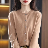 limiguyu knitted cardigan women single breasted fall winter sweaters solid vintage long sleeve soft loose jumpers gentle elegant