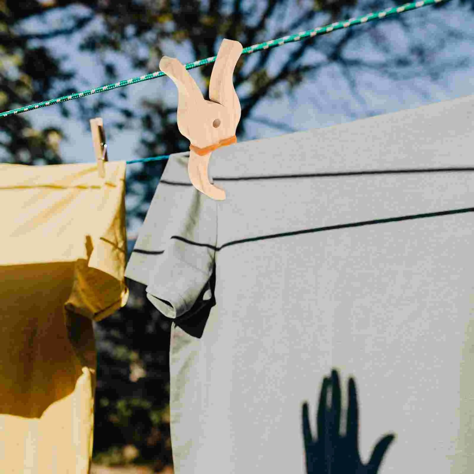 5 шт. шторы для туалетов деревянные зажимы одеял гардероба гигантская одежда