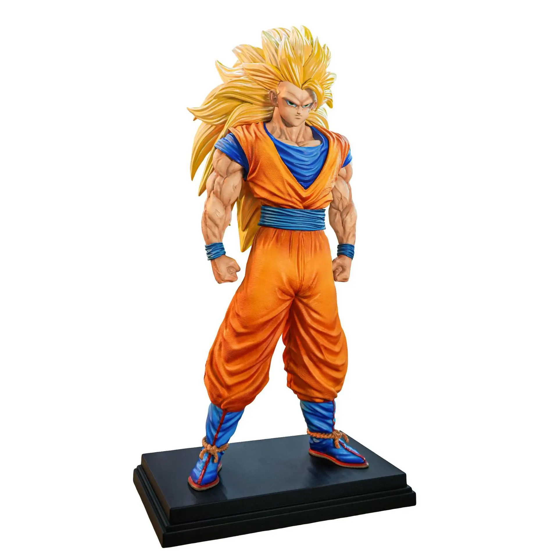 Фигурка Сон Гоку из аниме Dragon Ball, 34 см, JT Toys, фигурка Супер Сайян 3, модель из ПВХ, подарок (art.: 3920d4fa5454e) - 3920d4fa5454e