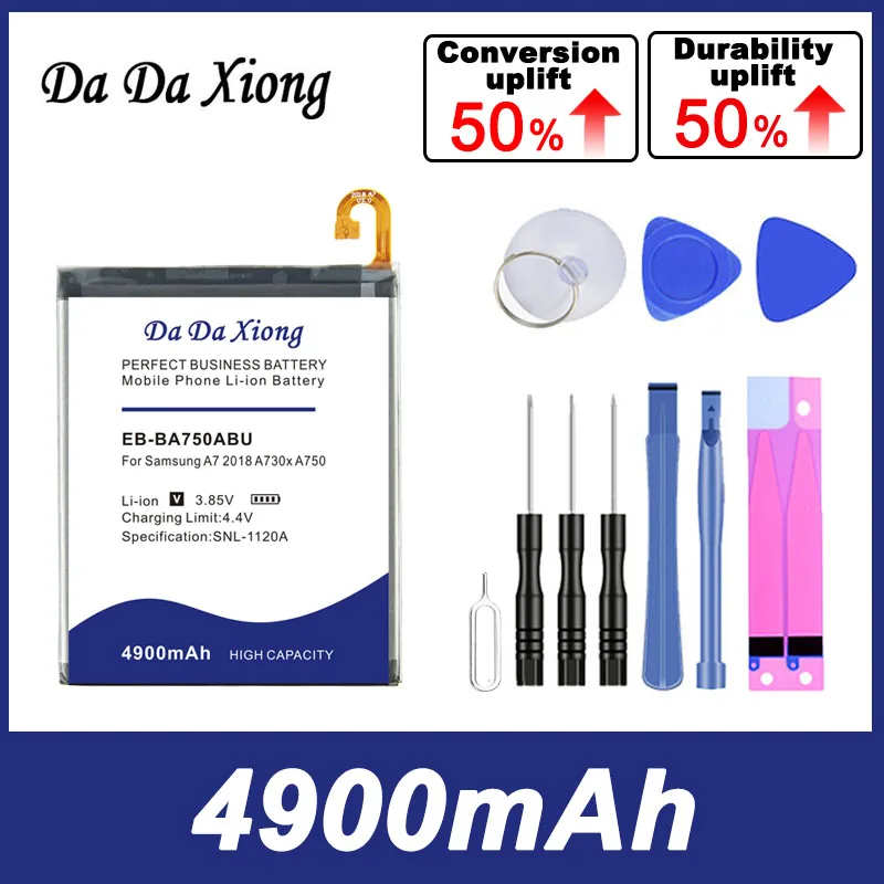 

Phone Bateria DaDaXiong EB-BN972ABU EB-BA530ABE EB-BA750ABU EB-BA705ABU For Samsung A8 2018 (A530) A530 SM-A530F A7 2018 Version