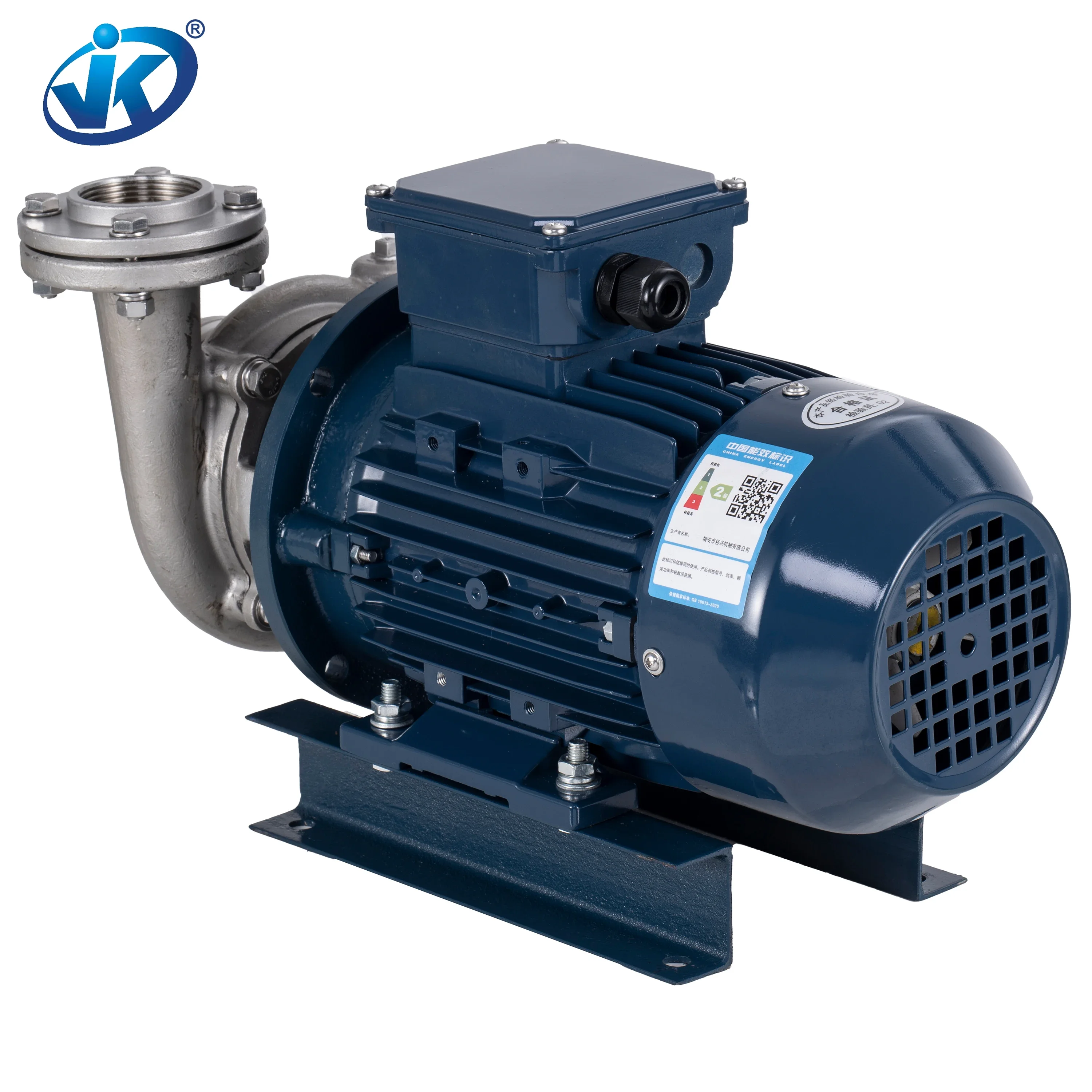 Отклофляжный насос из литой нержавеющей стали с полуоткрытой крыльчаткой для