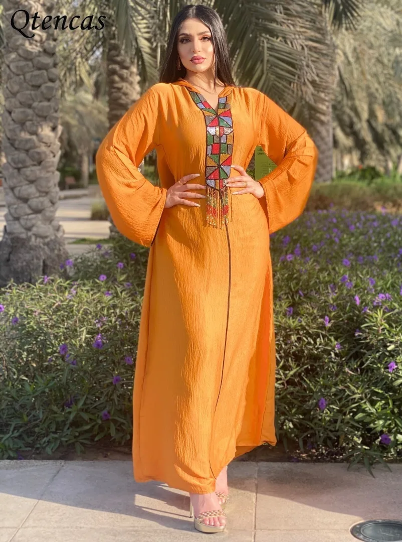 Kaftan Abaya Дубай, Турция, мусульманское платье, женское платье в африканском стиле