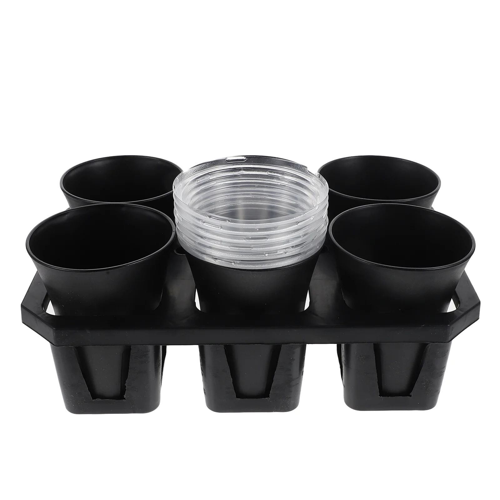 

1 Set of Reusable Planting Holder Flower Plant Pot Nursery Pots with Base Bracket