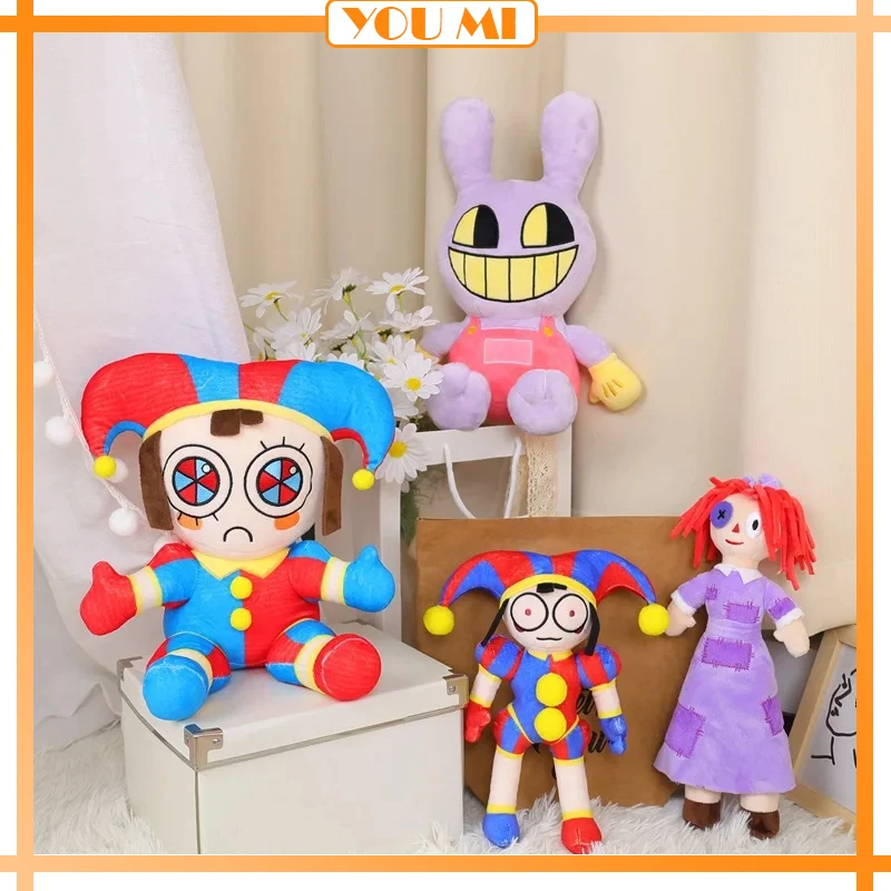 

Удивительные цифровые цирковые помни аниме плюшевые Ragatha Jax мультфильм клоун милые плюшевые куклы мягкая игрушка рождественские подарки