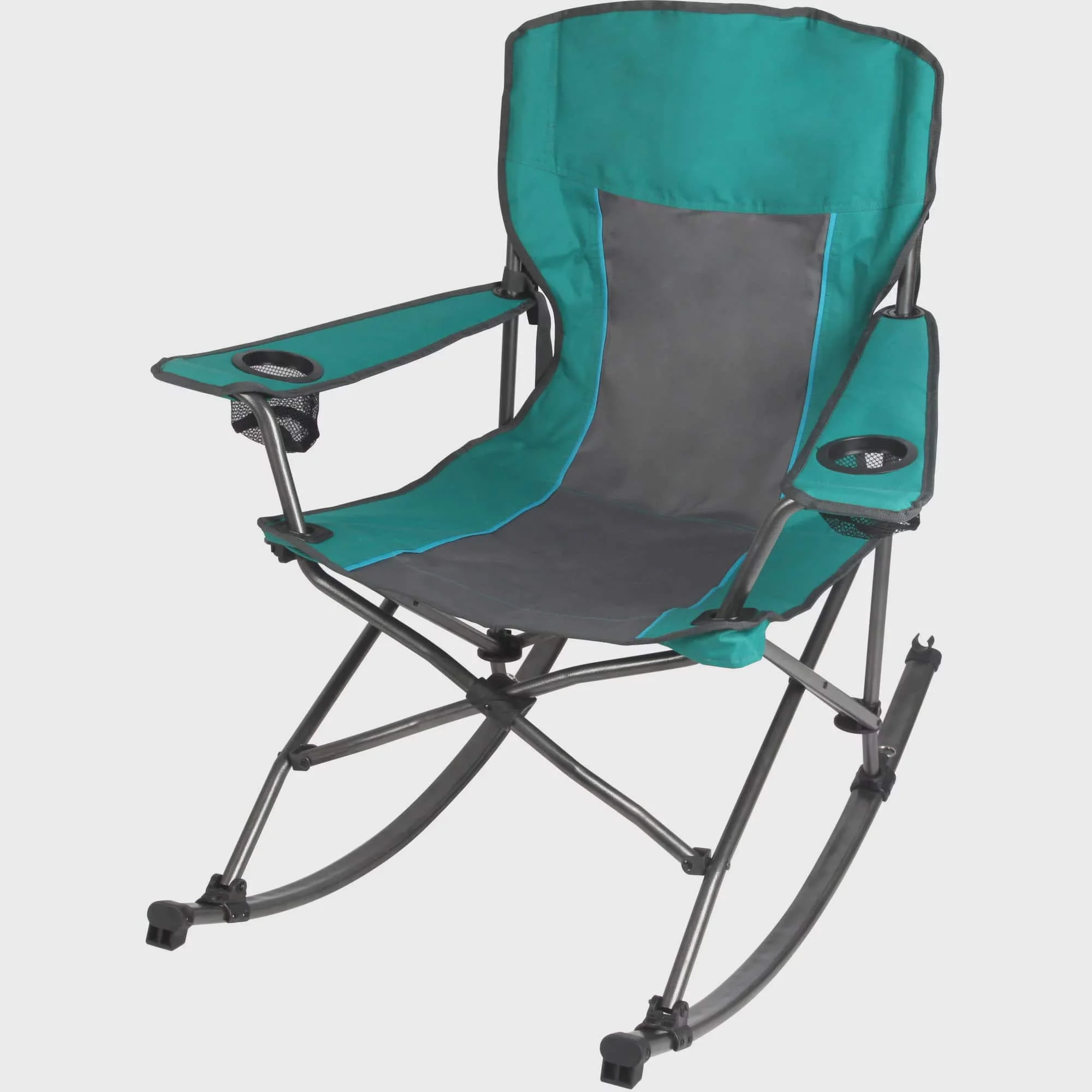 

Складное комфортное кресло-качалка для кемпинга, зеленое, емкость 300 фунтов, для взрослых
