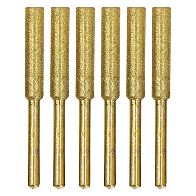 

6 шт. точилка для бензопилы подходит для шлифовки нефрита, стекла и цементированного карбида с цепной пилой