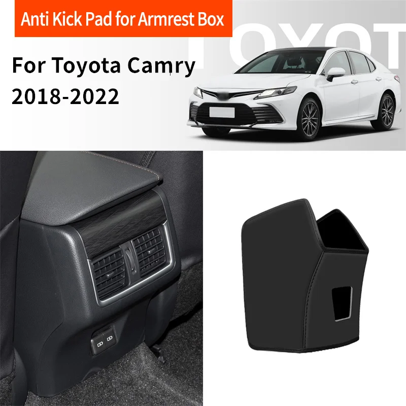 Фото Для Toyota Camry XV40 XV50 XV70 2018-2022 подлокотник, противоударный коврик, задний противоударный коврик, защитная декоративная крышка, аксессуары №1