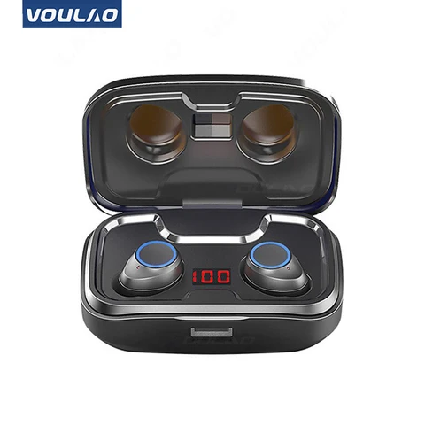 TWS Bluetooth 5,0 наушники беспроводные наушники 3500 мА ч зарядный бокс 9D стерео спортивные водонепроницаемые наушники-вкладыши гарнитуры с микрофоном