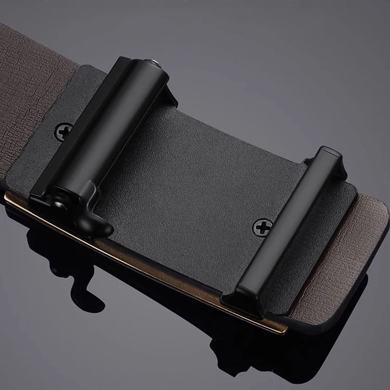 Мужской кожаный ремень JIFANPAUL из натуральной яловой кожи