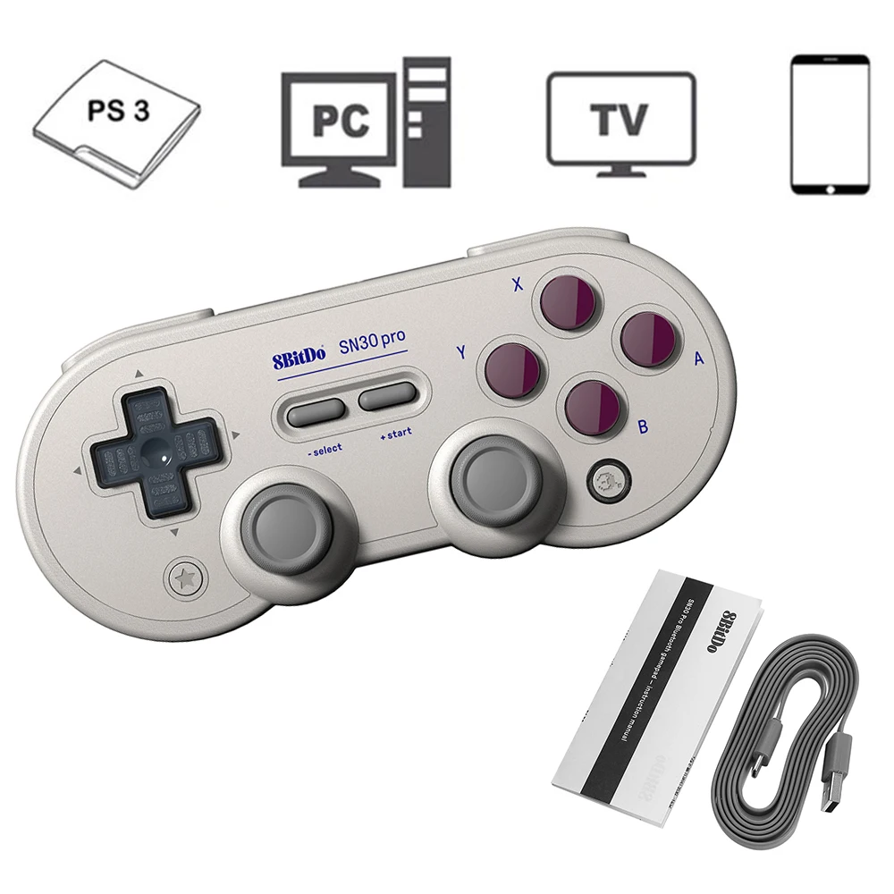 Беспроводной геймпад 8bitdo SN30 Pro GB игровой контроллер для Android/ IOS/PC/Switch ретро