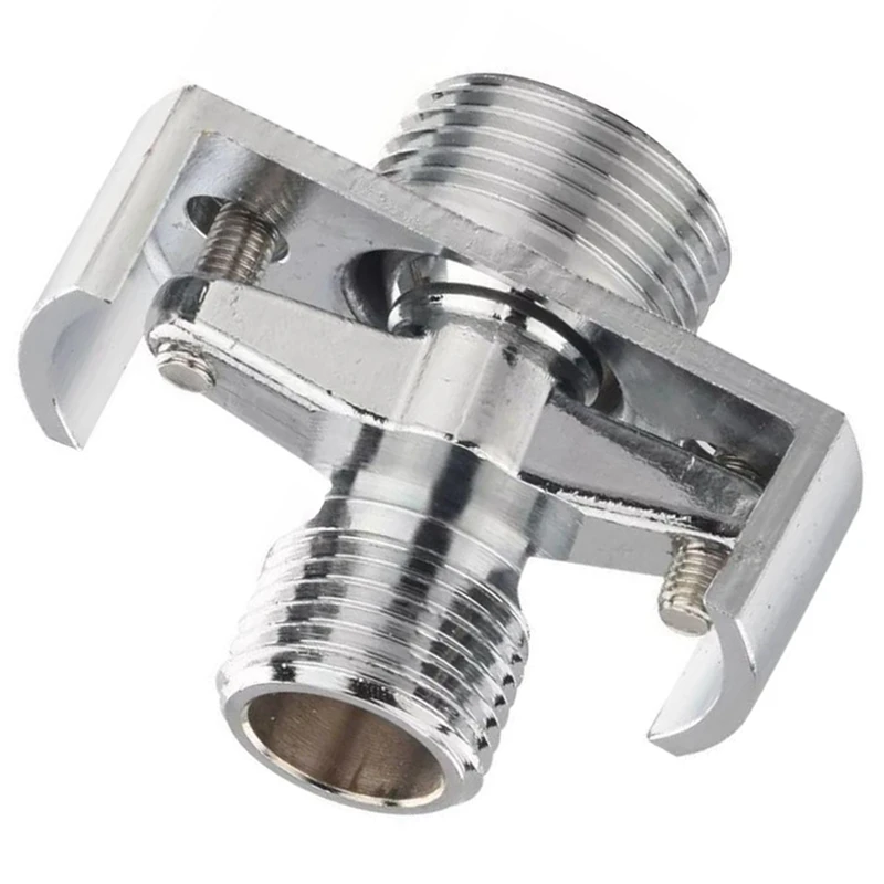 

3X Adjusting The Angle Of Intake Pipe Copper Shower Head Angled Curved Foot Eccentric Screw Corner Faucet Accessor A