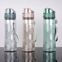 550ml men women transparent plastic large capacity drinking cup coffee juice cup sports water bottle tumbler