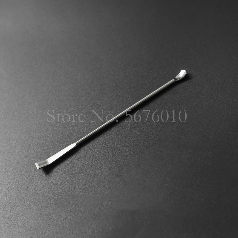 Ложка и скребок из нержавеющей стали с двойной головкой для эксперимента 10