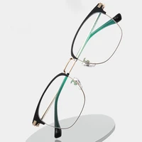 pure titanium glasses frame for men prescription eyeglasses man optical glasses frame with recipe male spectacles eyewear
