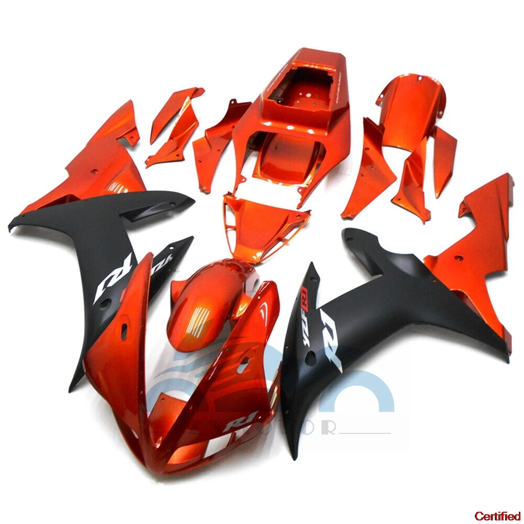 Новый бесплатный индивидуальный обтекатель для YZF-R1 2002 2003 YZF R1 YZFR1 02-03 100% подходит