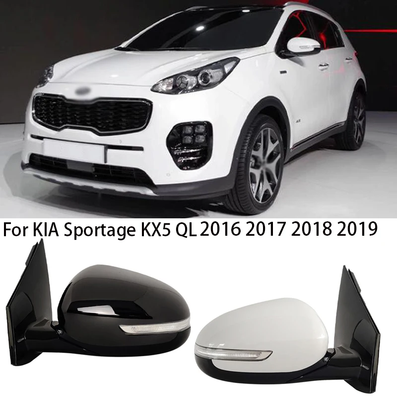 

Auto Accessories For KIA Sportage KX5 QL 2016 2017 2018 2019 Car Outside Rearview Mirror Side Rear View Mirror Assembly