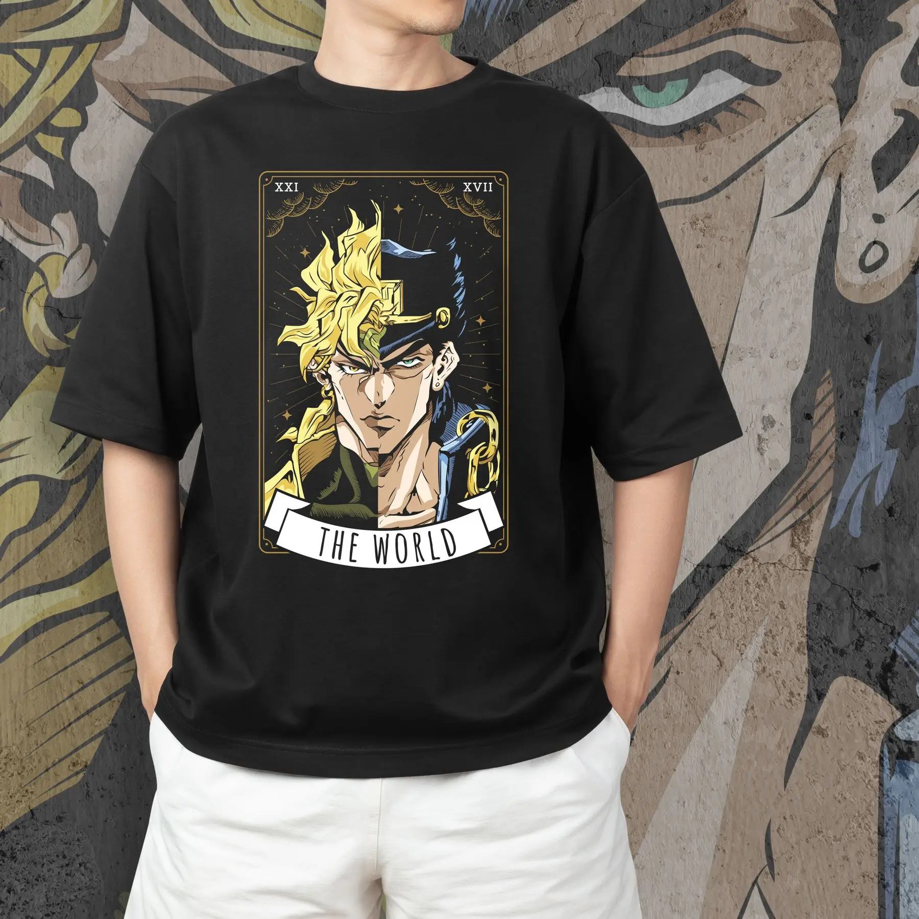 Футболка с принтом JoJo-Карта Таро