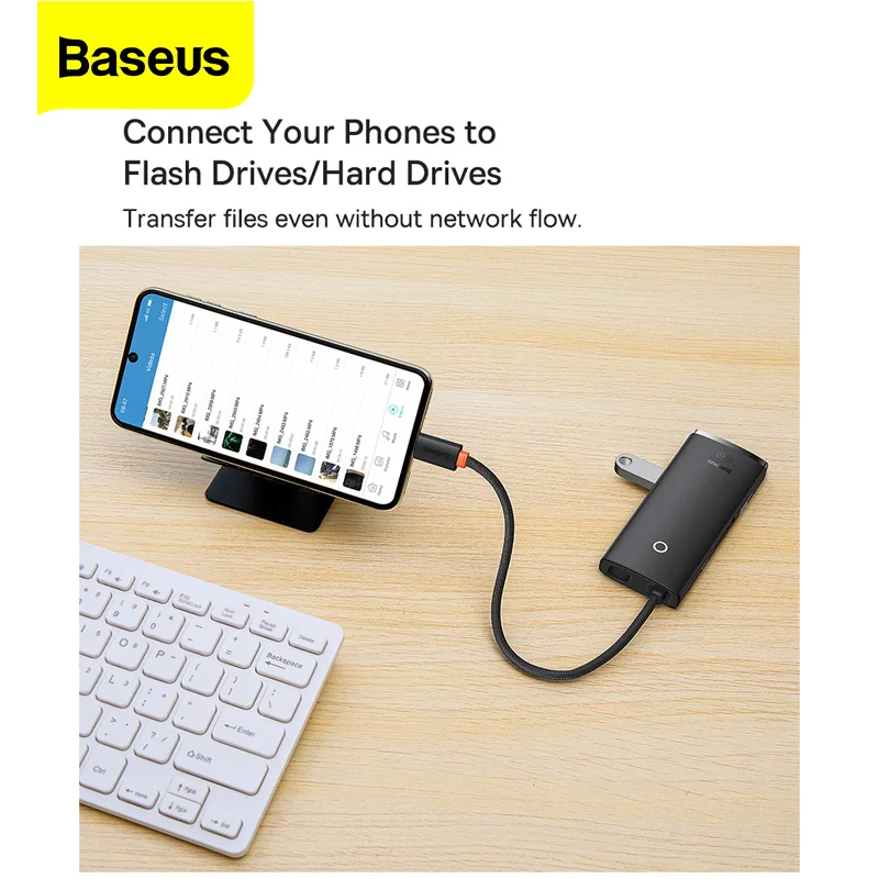 USB-концентратор Baseus с портом USB Type-C на 4K HDMI-совместимый адаптер 3 0 PD 6 в 1 док-станция