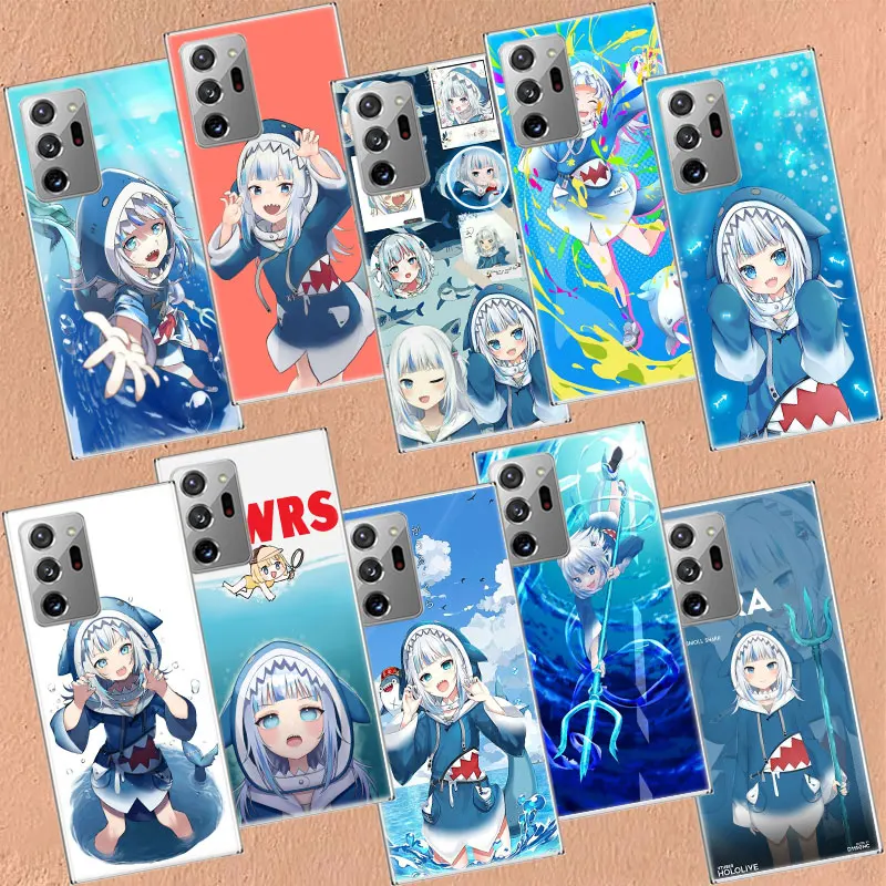 

Gawr Gura Hololive Anime Phone Case For Galaxy Note 20 Ultra 10 Lite 9 8 M52 M51 M32 M31S M30S M21 M12 M11 Samsung J8 J6 Plus J4