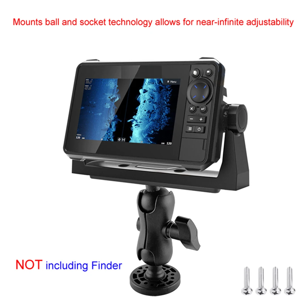 

Kayaking Fish Finder Bracket Accessories 360-Degree Rotating Marine Navigation Fish Finder Bracket Fish Finder Accessory Tools