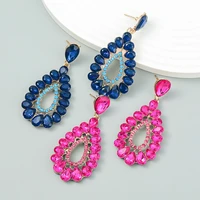 new trend acrylic water drop earrings for women cute charm dangle earrings banquet jewelry accessories